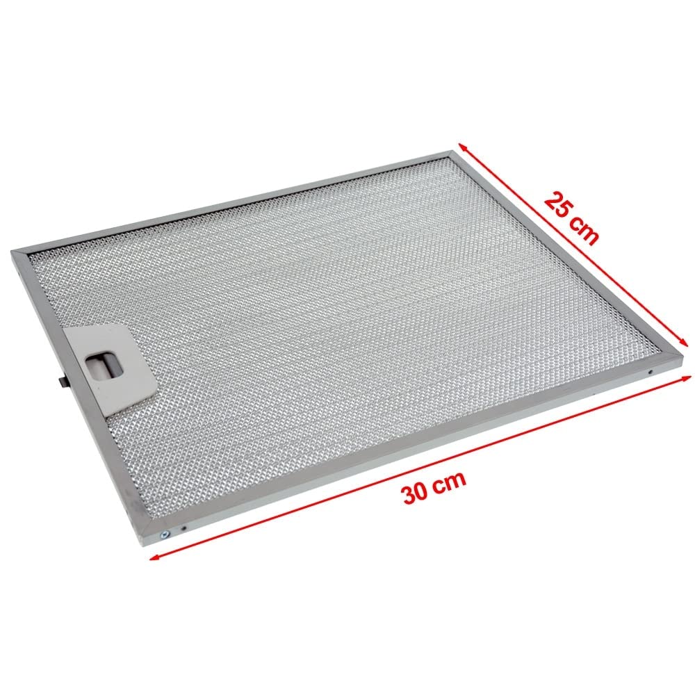 00431222 - Filtro de grasa de metal para campanas de cocina para Bosch, Siemens, Continental, Franke, Beko, Blomberg, Electrolux, Zanussi, AEG, Firen
