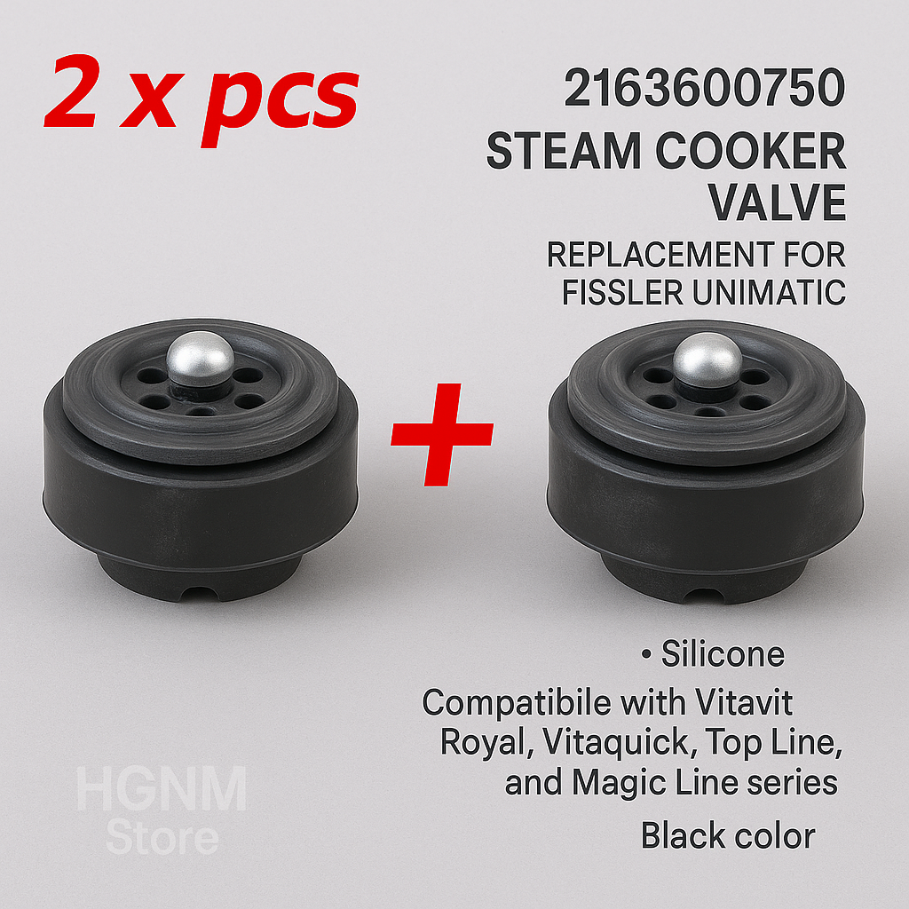 2163600750 Steam Cooker Valve for Fissler Unimatic Vitaquick Vitavit – 2pcs