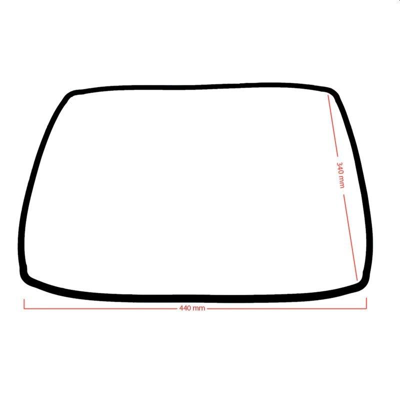 440x340mm 4 Taraflı Fırın Kapak Contası - AEG, Electrolux, Zanussi, Franke, 0035730, 3871945105