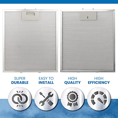 10.99 $ | W10169961A Range Hood Filter Replacement Compatible Mesh Stove Vent Grease Filters, 2 Pack