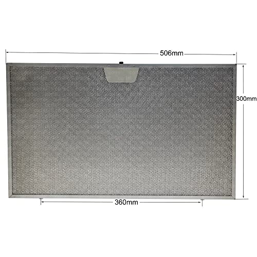 13 $ | 00744829 - Filtro para campana extractora 506 x 300 mm, BSHG0074482 Bosch, Electrolux, Faber
