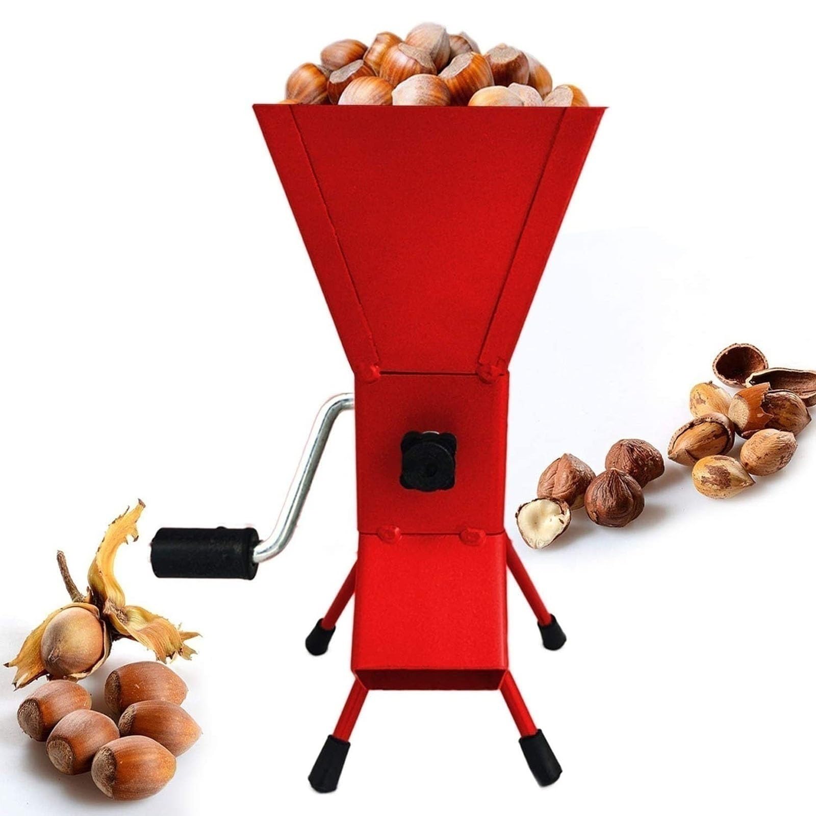 Nutcracker Hand Crank Nutcracker Tool,Adjustable and Steel Nut Cracker Sheller, for Hazelnuts/Almond/Pistachios/Filbert Nuts/Pecan Walnut Pecan Walnut Plier Multifunctional Nut Cracker Sheller Walnut