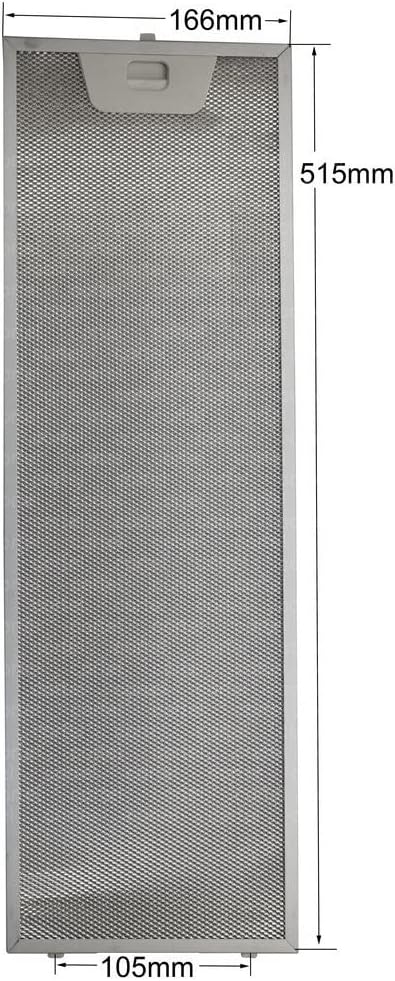 6.99 $ | 00660223 Range Hood Filter 515x166 mm Cooker Hood Grease Filter Extractor 51.5x16.6 CM 50271563004
