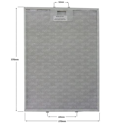 81460065 Teka Davlumbaz Aspiratör Filtresi 270 x 370 mm DBR 60