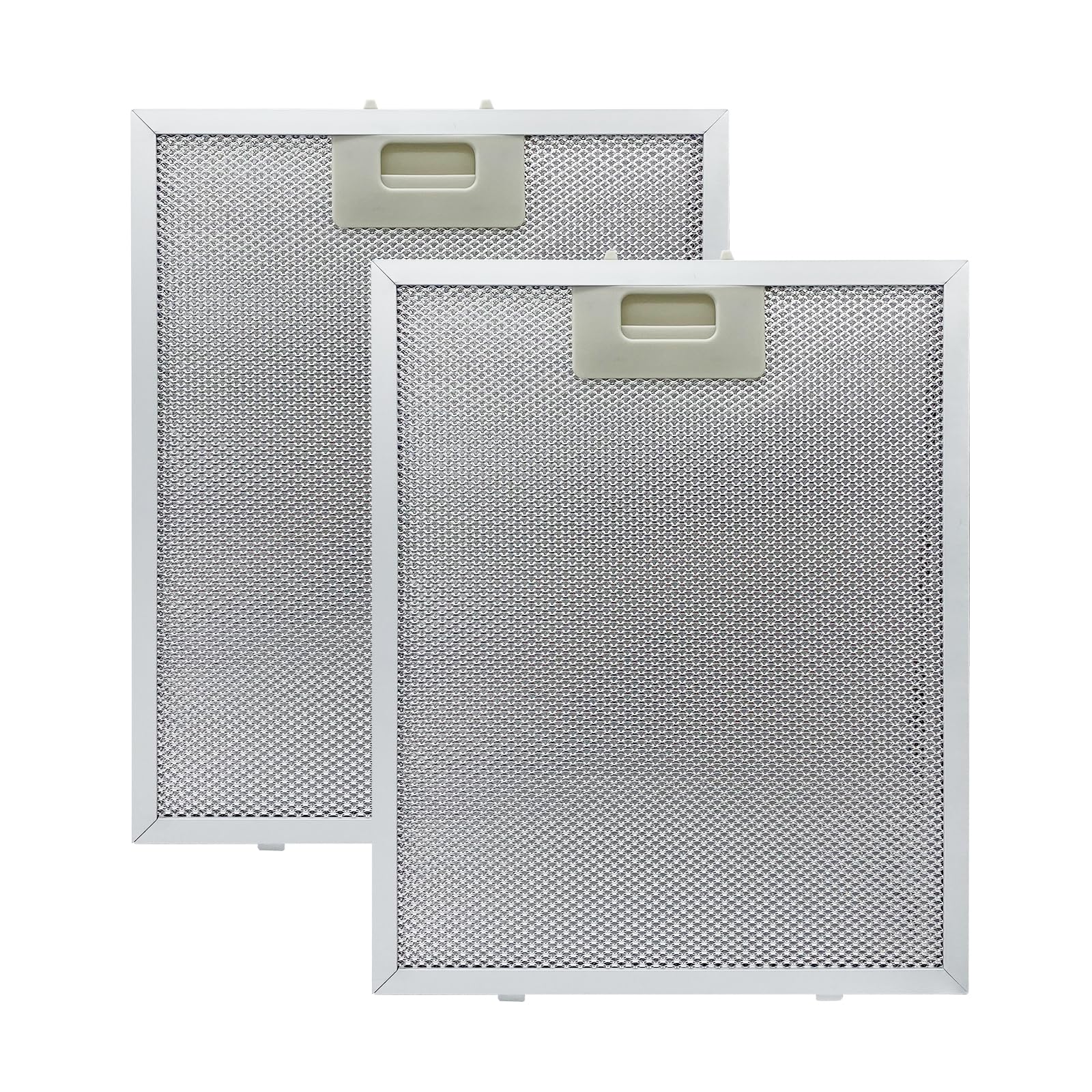  2X Metallfettfilter für Dunstabzugshauben 320x260mm, Aluminium Fettfilter Dunstabzugshaube, Universal Metallgewebefilter Dunstabzug Filter