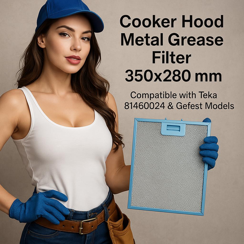 81460024 - Cooker Hood Metal Grease Filter 350x280 mm For Teka DB1-90