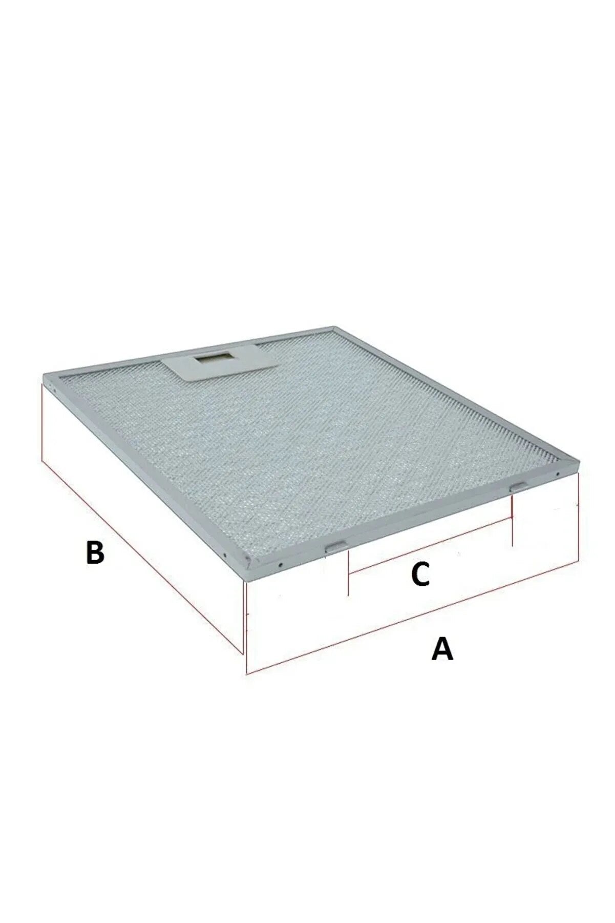 330x195 mm Simfer Cooker Hood Filter Extractor Filter Range Hood Metal Mesh Grease Filter For Kitchen 33x19,5 cm