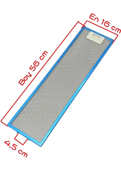 Arcelik p 180 I 560x160mm Kumtel Davlumbaz Filtre 56X16 CM Yedek Parça mutfak havalandırma alüminyum aspiratör