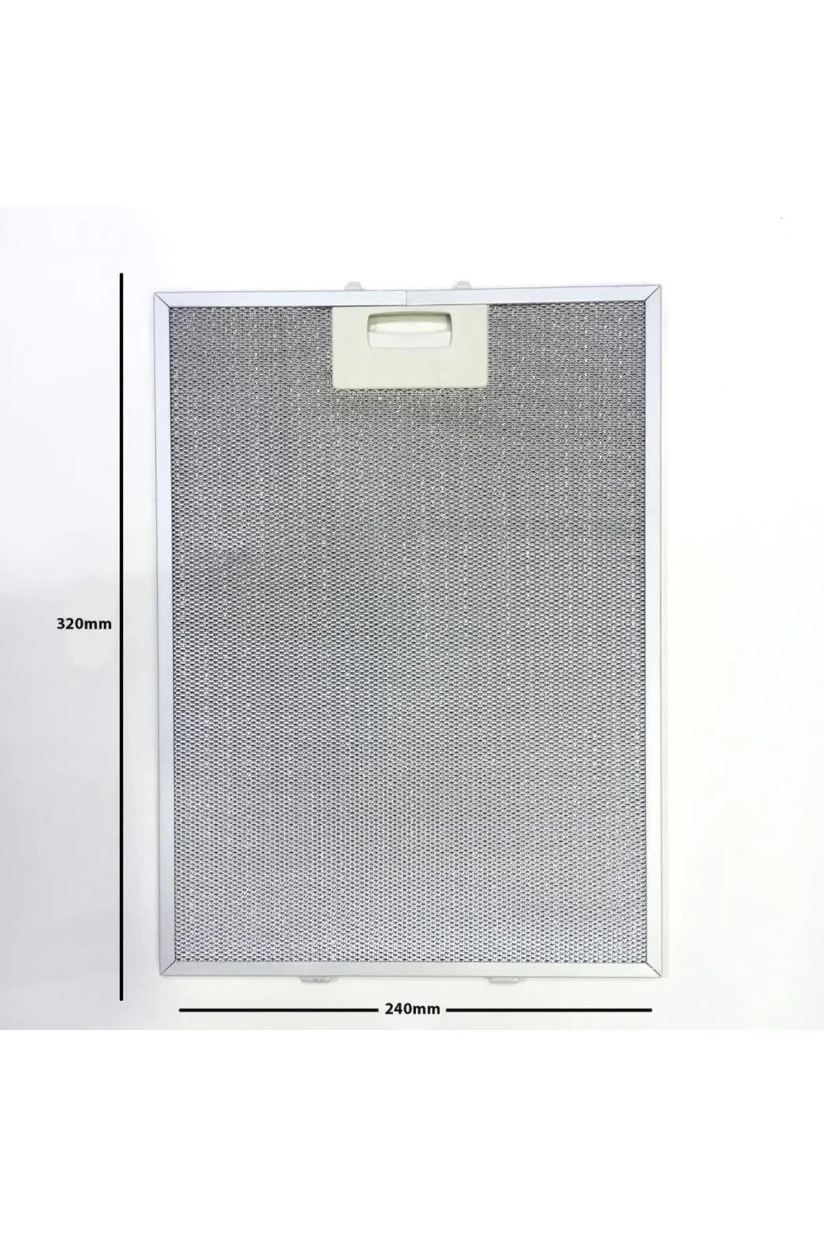 240x320 Cooker Hood Filter - Rear Distance 7.5cm, 2 clips - 24x32 - 32x24 Range Hood Oil Filter Extractor Kitchen