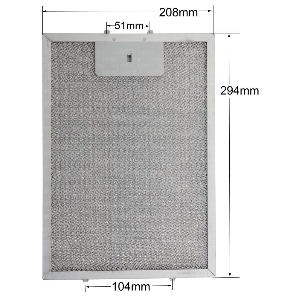 5.99 $ | 9188437001 Cooker Hood Mesh Filter 294x208 mm Beko ADV5180I, ADV5500, ADV5600, ADV5720, ADV5810, ADV5900, ADV9910I