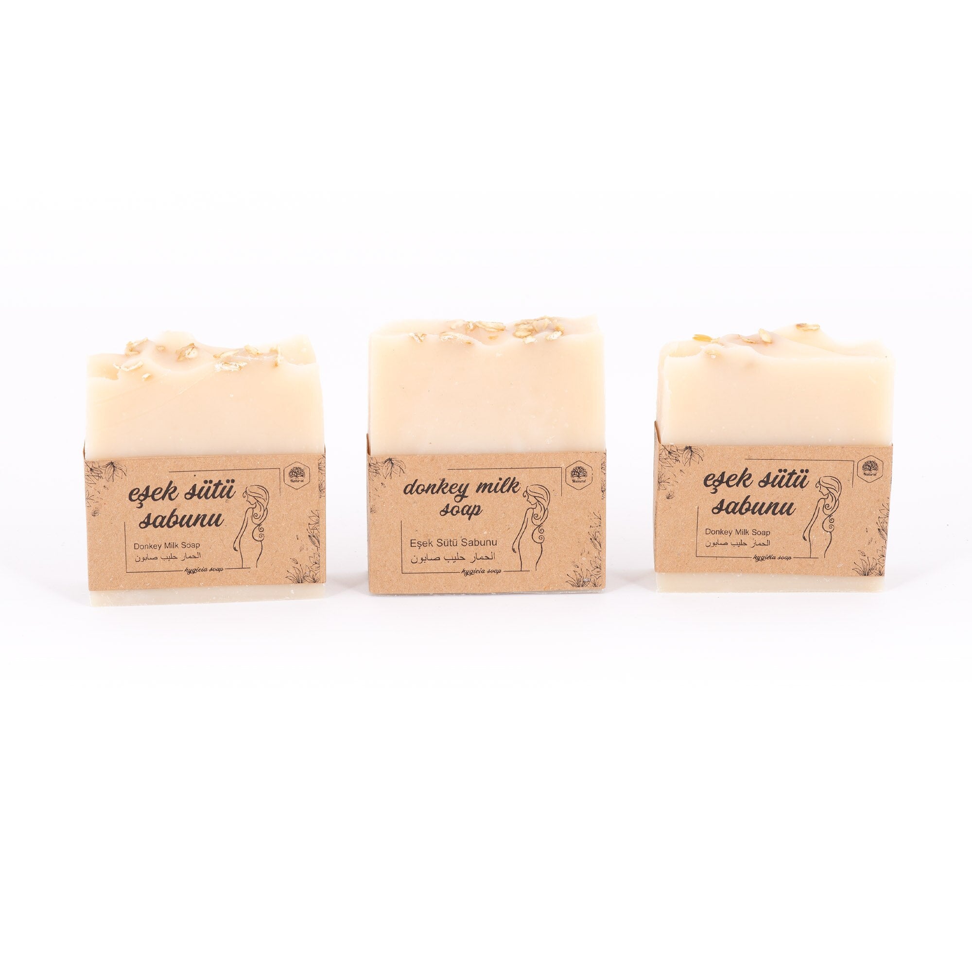 Organic Handmade Donkey Milk Soap Hydrating & Anti-Aging with Natural Ingredients for Glowing Skin