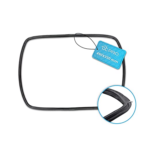 Oven Seal with 4 Hooks/Seal Suitable for AEG, Electrolux, 140043543028, Zanker, Zanussi 140043543010, 4055352589, 4055393088, 5614093010