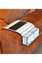 Load image into Gallery viewer, Sofa Tray Table - Remote Control and Cellphone Organizer Holder
