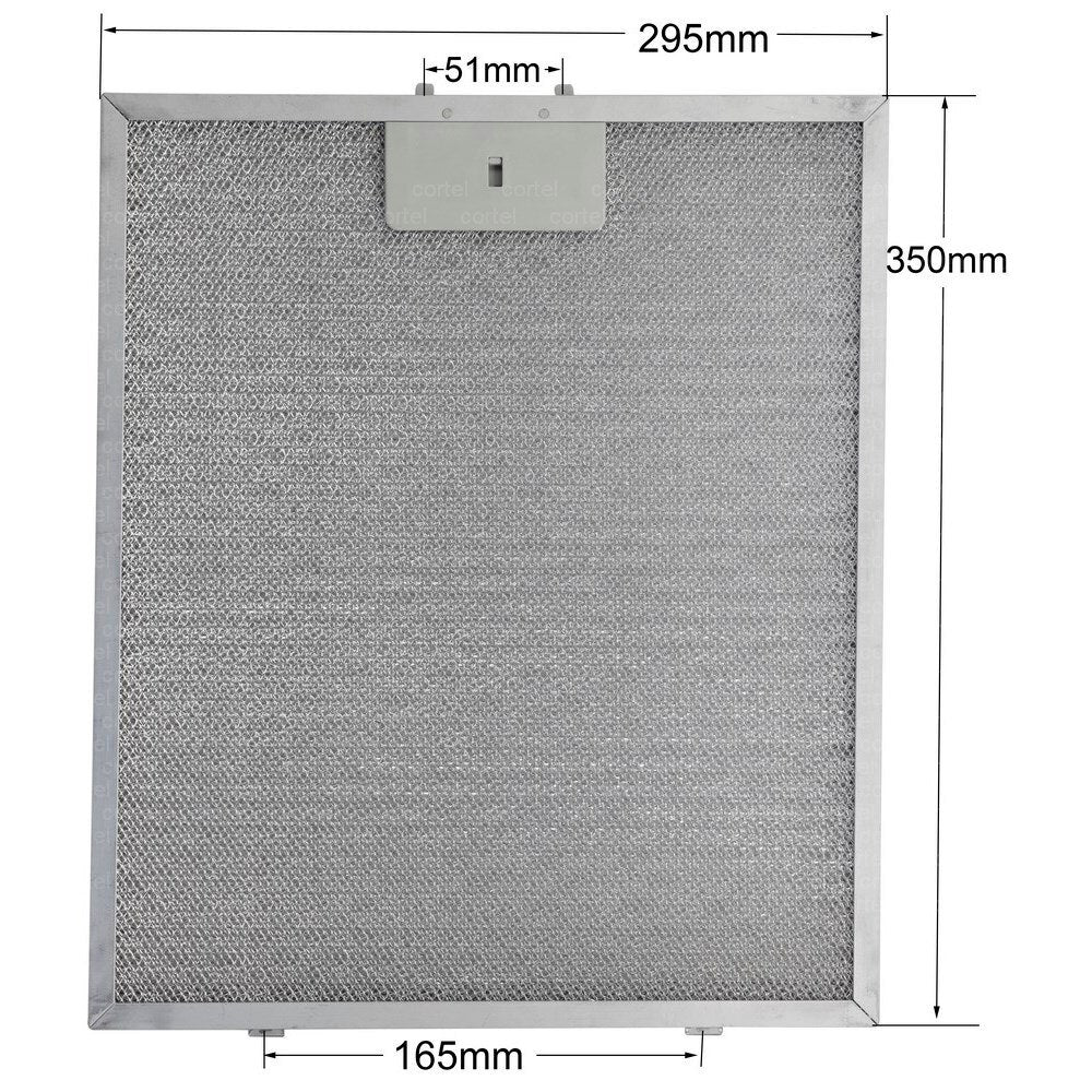 5.99 $ | 00703537 Filter Metal Grease 348x295 mm Long-Life Filter compatible with Constructa CD656352/03, CD659251/01 Extractor Fan - 34.9 x 29.6 x 0.8 cm, metal