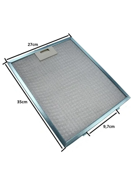 Teka 81460012 Davlumbaz Yağ Filtresi 270x350mm Alüminyum Uyumlu 81460012