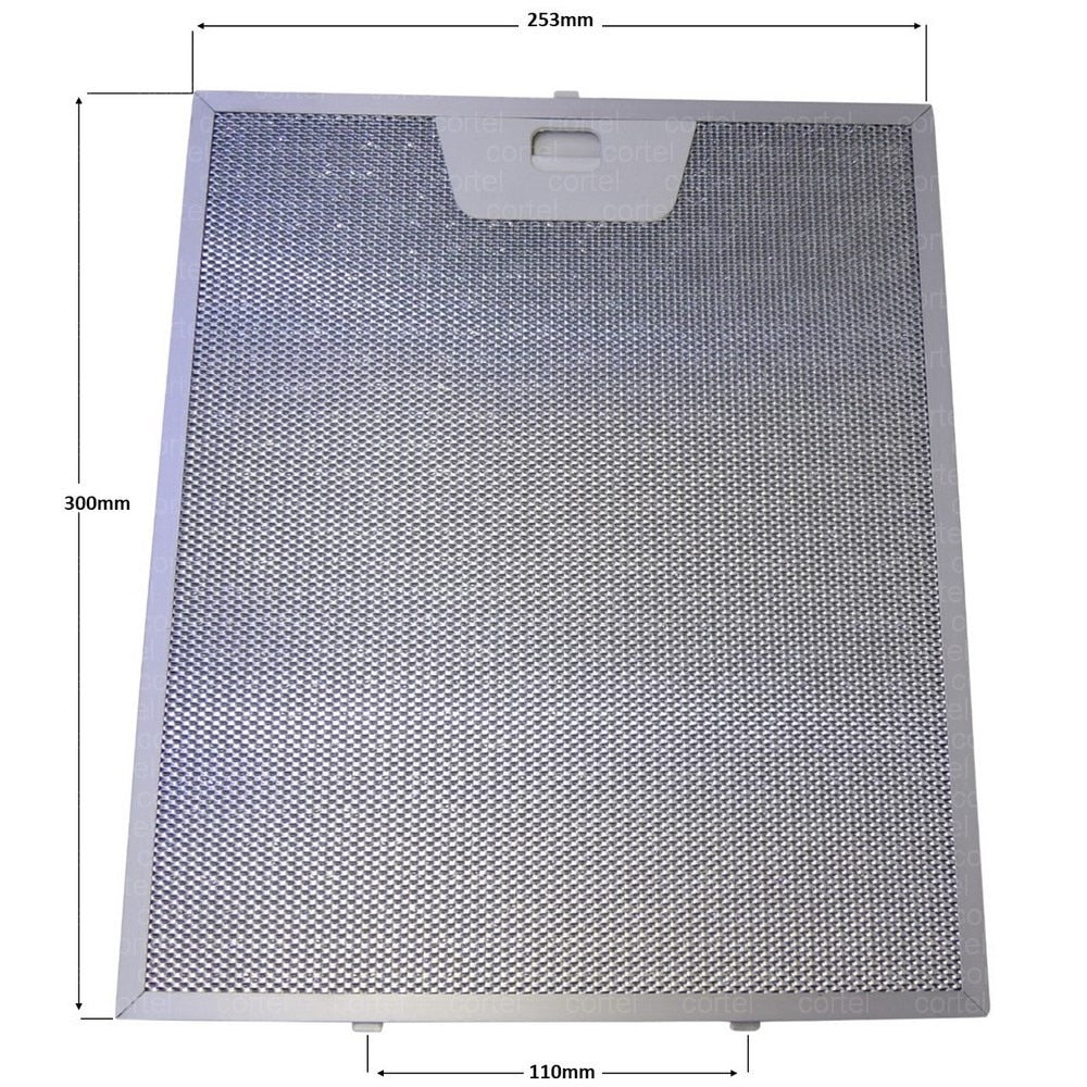 300x253 mm - Cooker Hood Mesh Filter 11013941, Bosch, Siemens, Balay, Profilo, 3BC663MX, 3BC693MX, DWP64CC20Z, DWP64CC60Z