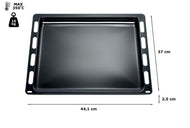 Oven Baking Tray, Cake Tray, Pizza Tray, 441 x 370 x 24.5 mm Enamelled, Stove, Bosch Siemens Viva 00748225, HEZ431001, 00741161, 00740853