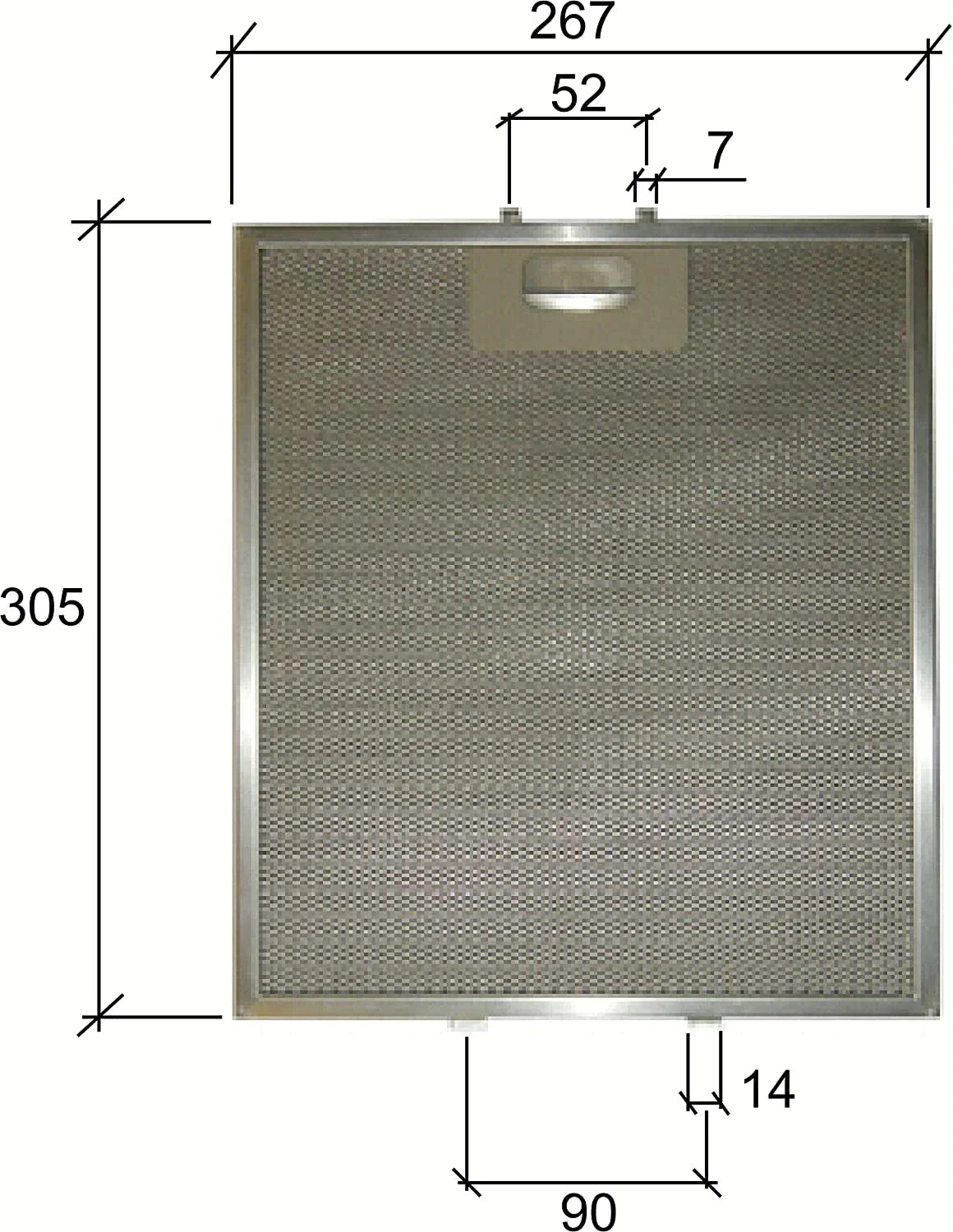 5.99 $ | 480122102168 Range Hood Oil Filter AEG Elica Ikea Whirlpool Electrolux  267x305 Cooker Hood 405525042 4055250429 