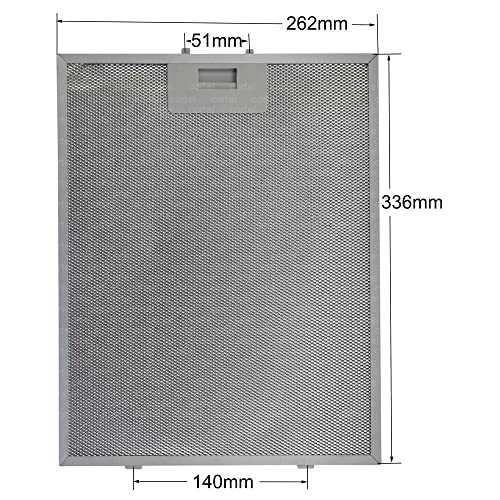 5.99 $ | Kompatible 9189204750 335 x 262 mm Dunstabzugshaube Fettfilter Beko Küche Abluftventilator Aluminium 33,5 x 26,2 cm