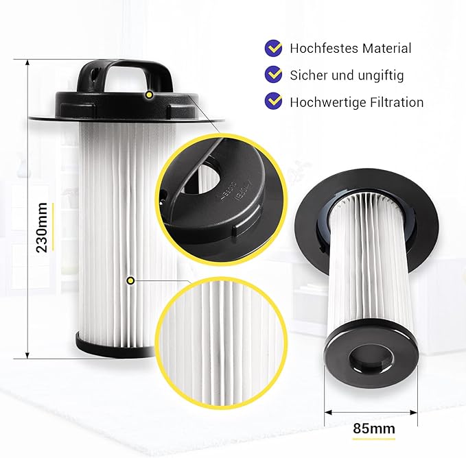 Hepa filtre Phillips elektrikli süpürge torbasız Marathon H12 diğerleri için FC6085 FC9200 FC9202 FC9204 gibi 432200524860