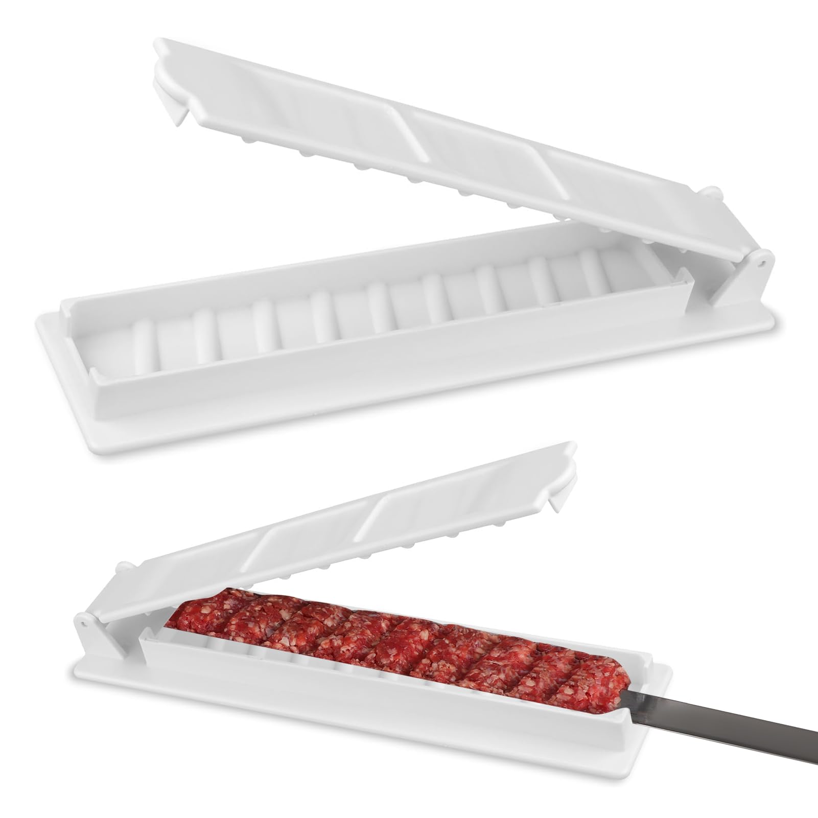 Пластиковая формочка для кебаба, ручная машинка для люля-кебаба, многоразовый пресс для шашлыка