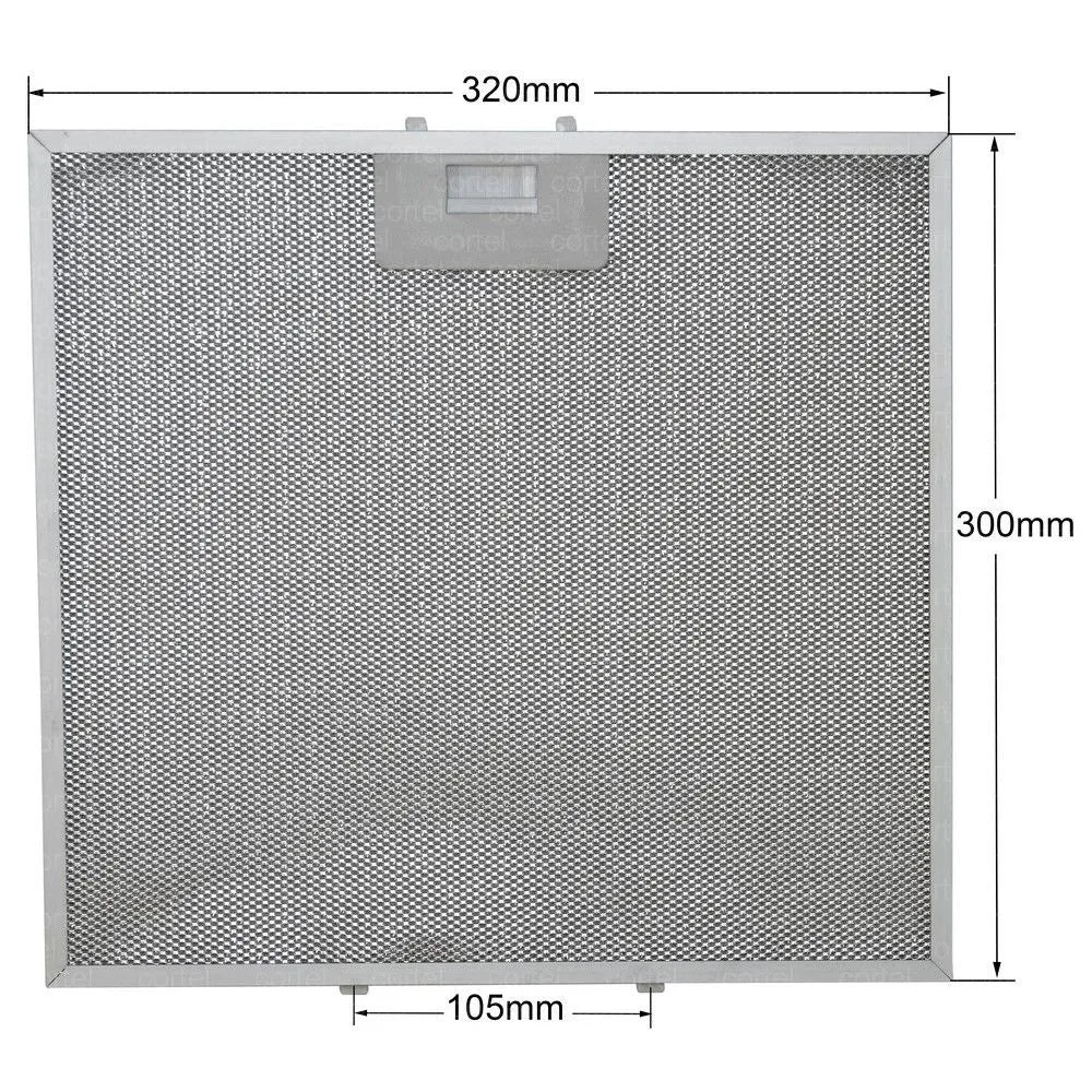 Фильтр для вытяжки Gorenje 184756 320x300 мм металлический жироулавливающий