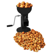 Load image into Gallery viewer, 38.99$ Hand Crank Walnut Cracker - Compact and Adjustable Nutcracker For Nuts - Easy to Use Walnut Cracking Machine - All Steel Nut Crackers for Walnuts (Black)
