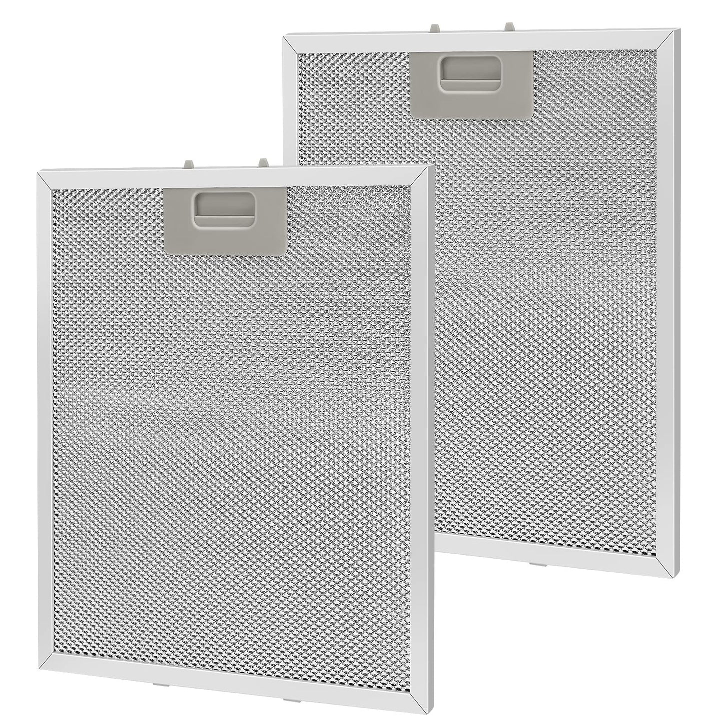  W10169961A Range Hood Filter Replacement, Fits Whirlpool, Ikea, Kitchen Aid, Jenn Air, 2PCS 5-Layer Aluminum Mesh Hood Grease Filter 10.47x12 Inch, Aluminum Range Hood Vent Filters