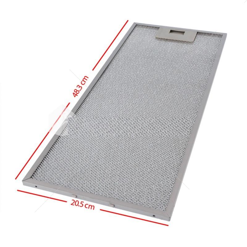 Cooker Hood Metal Grease Filter 483x205 mm Compatible with Silverline – 008022