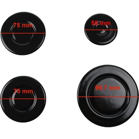 Universal Burner Hat Set Cooker Oven Hob Gas Burner Crown Flame Cap Cover for kitchen gas-burner gas stove handles