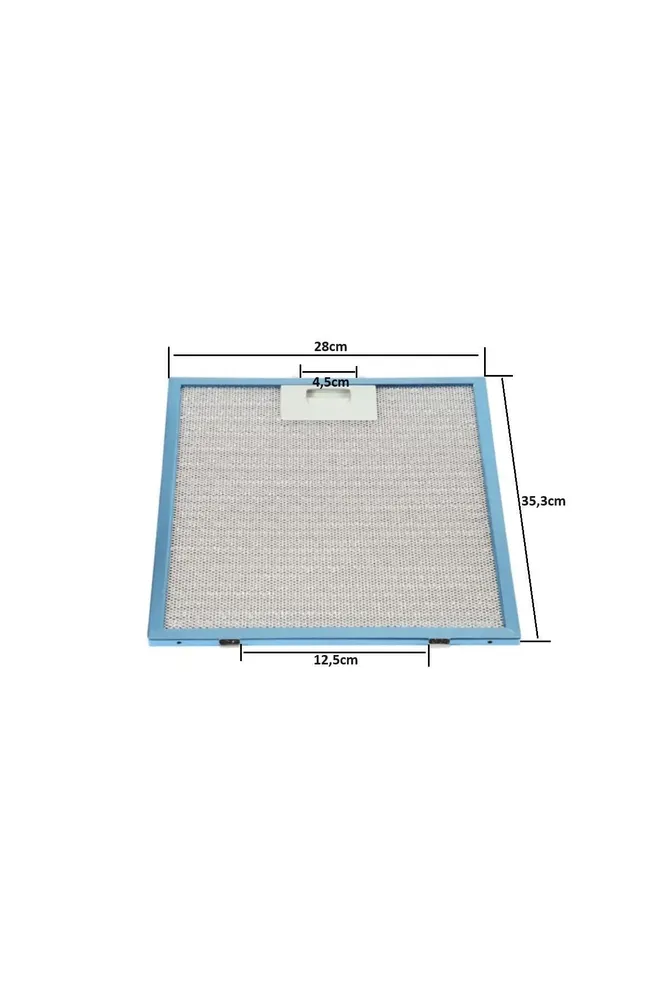 283X350 mm İyi Kalite Alüminyum Davlumbaz Yağ Filtresi alt tırnak 12,5 cm 28x35 35x28
