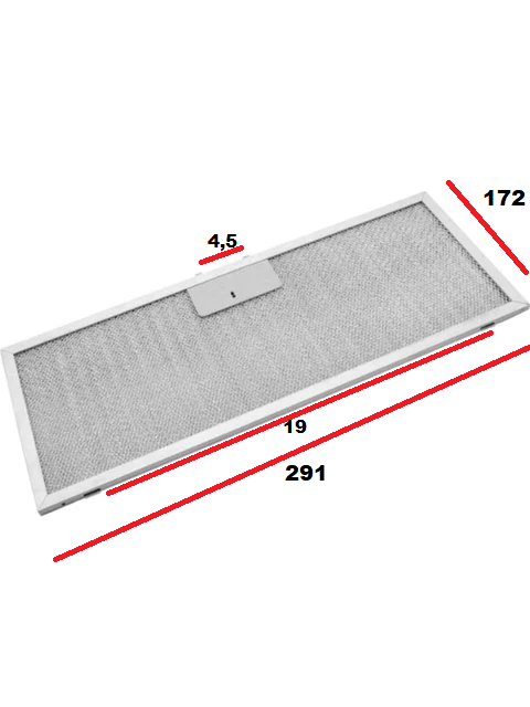 Filtre 291X172-292X173 Davlumbaz Filtresi R2 | Yüksek Kalite Yedek Parça