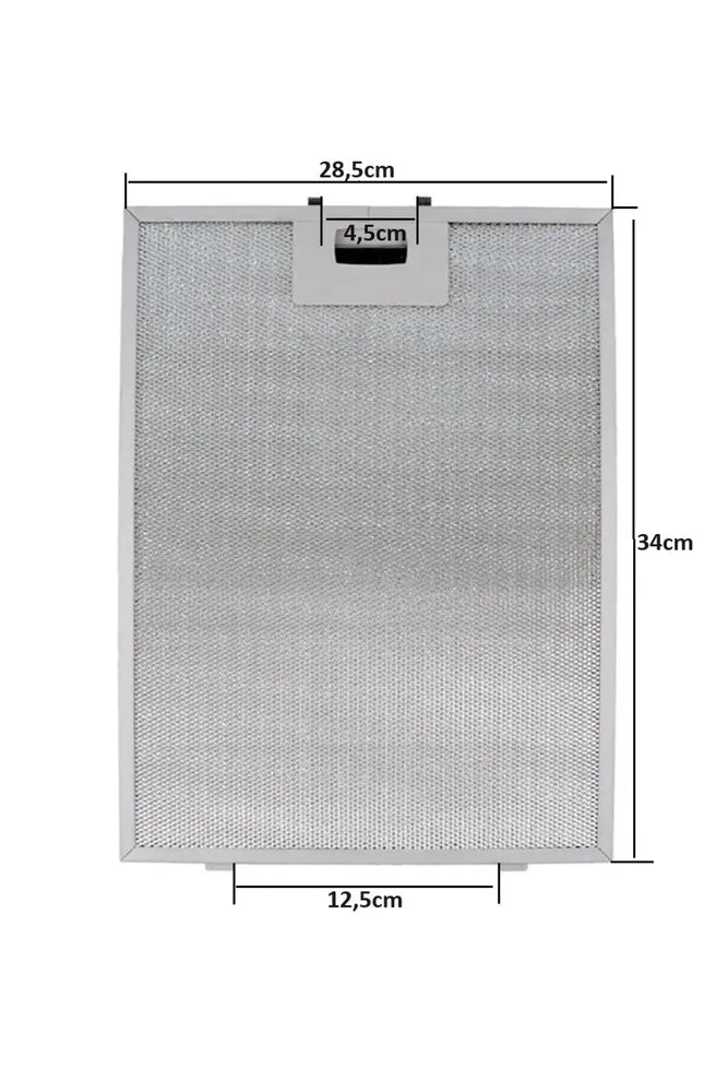 HGNM E Trading 285x340 Davlumbaz Filtresi – Tırnak Aralığı 4.5-12.5 cm

