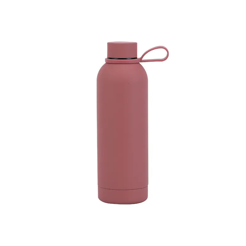 Schlanke Reiseflasche aus Edelstahl – auslaufsicher, BPA-frei, ideal für Outdoor-Sport, Fitnessstudio und Wandern