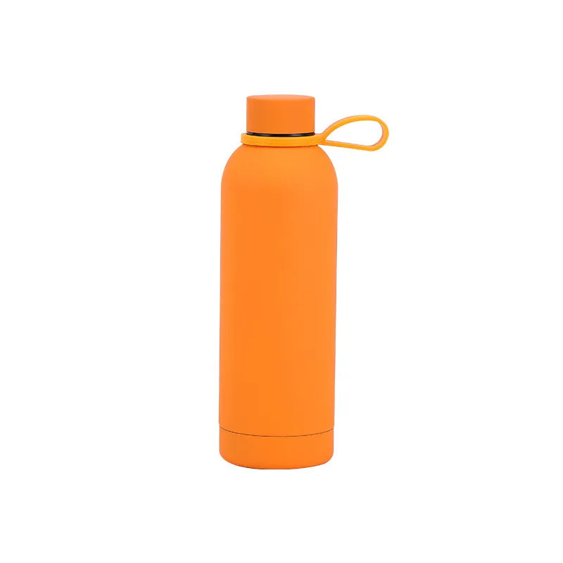 Schlanke Reiseflasche aus Edelstahl – auslaufsicher, BPA-frei, ideal für Outdoor-Sport, Fitnessstudio und Wandern