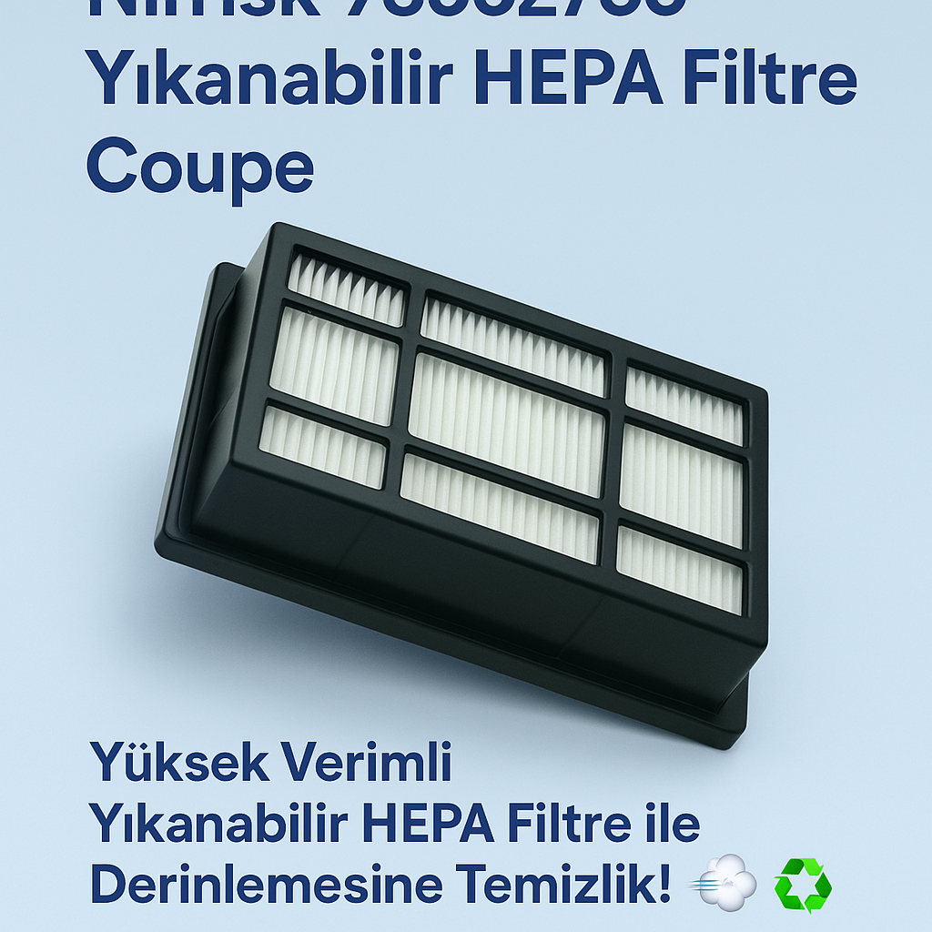 Nilfisk 78602700 Yıkanabilir HEPA Filtre Coupe - Elektrik Süpürgesi Filtresi 