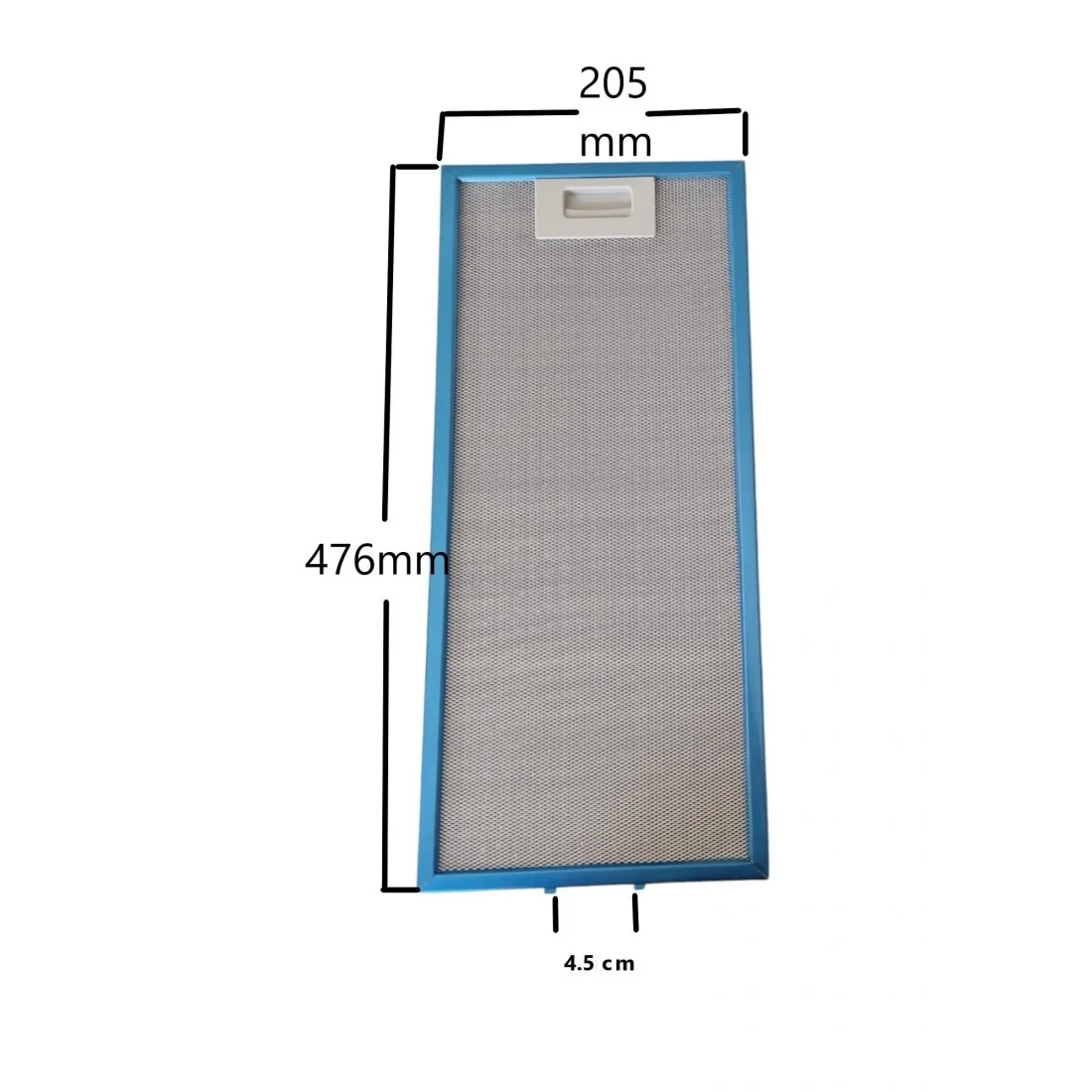 Davlumbaz Filtre Seti 475x130 mm + 475x205 mm – Esty 1350, 1390, İntegrа 60, Kamilla 600 Uyumlu Alüminyum Yağ Filtresi