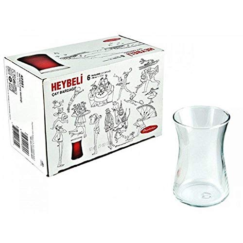 Антимикробные чайные стаканы Paşabahçe V-Block 6 штук 170 мл – тонкие, прозрачные, безопасные

