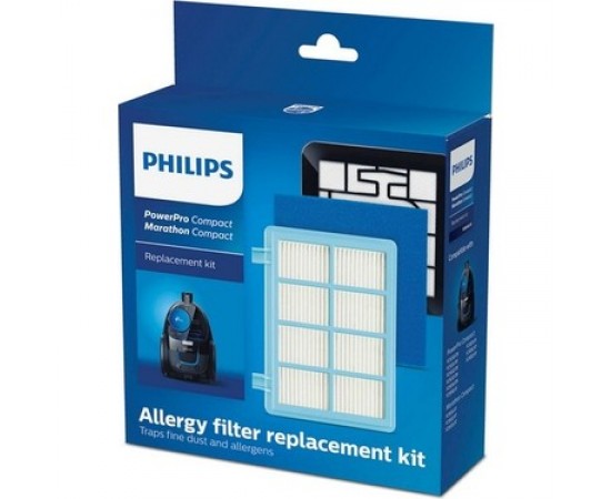 Philips FC 9331 FC 9332 Kutulu Ön ve Arka Filtre Seti | Elektrikli Süpürge Hepa Filtresi ve Yedek Parça