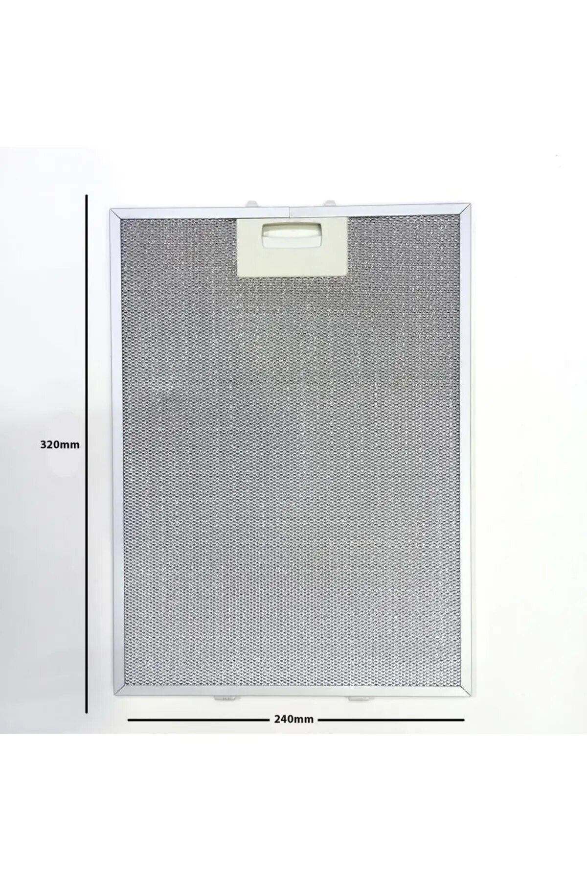 240x320 Cooker Hood Filter  - Rear Distance 7.5cm, 2 clips - 24x32 - 32x24 Range Hood Oil Filter Extractor Kitchen