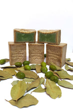 Load image into Gallery viewer, Handmade Aleppo Soap: 100% Natural Olive Oil &amp; Daphne Blend for Body, Hair, and Skin - Anti-Acne and Skin Treatment | Organic, Syrian &amp; Turkish Tradition
