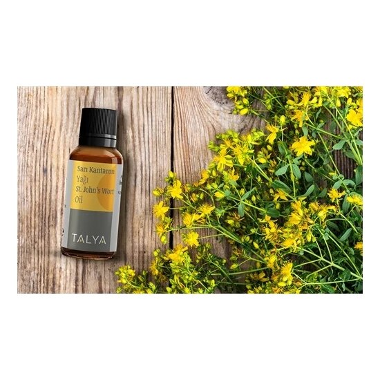 Talya Yellow Kantaron Oil 20ml - 100% Natural Vegetable Oil for Skin & Aromatherapy