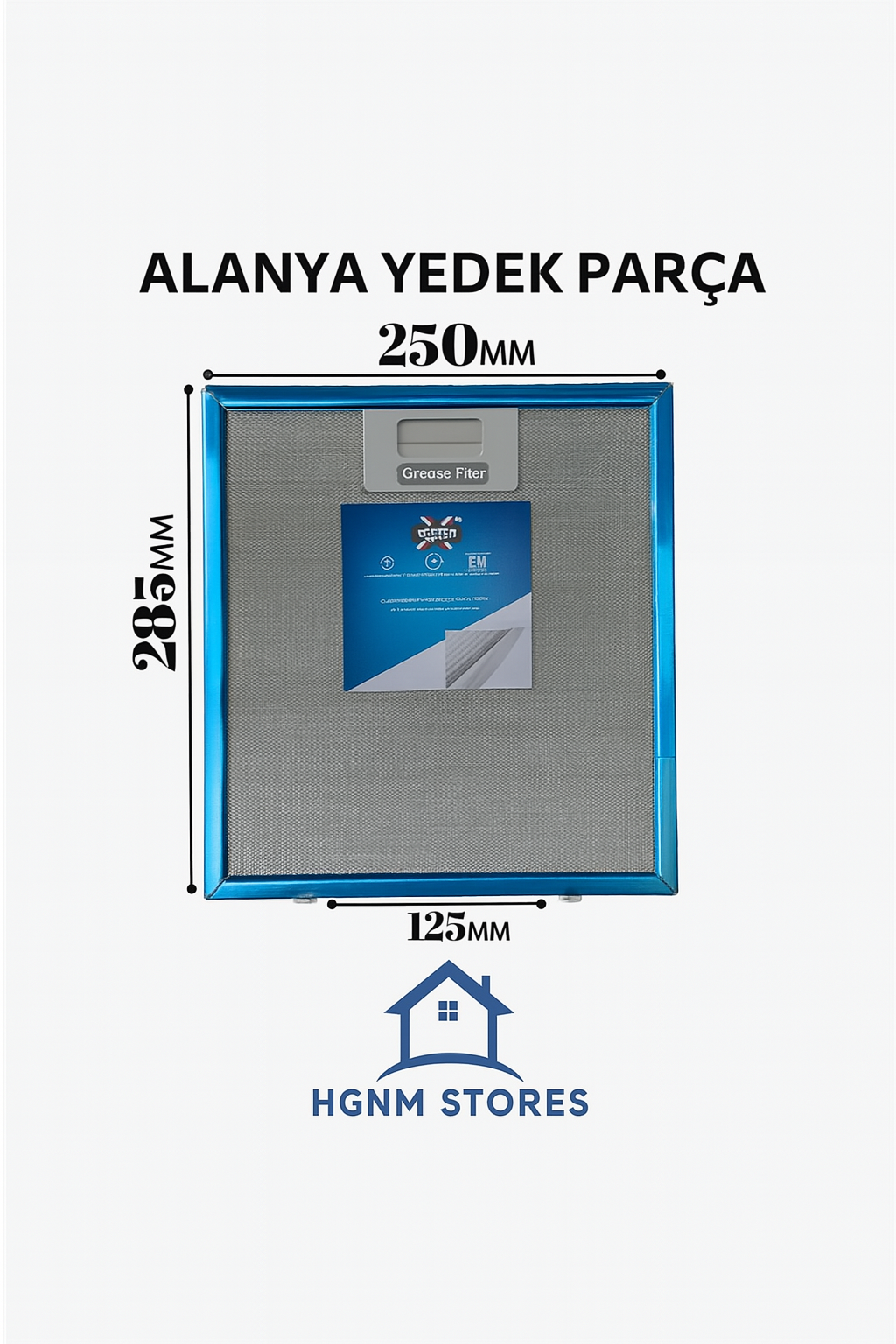 Termikel Davlumbaz Alüminyum Filtre (249MM x 285MM)