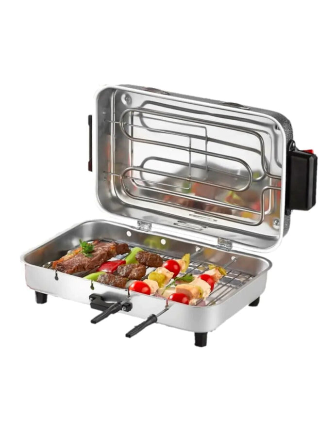 Infrared Electric Grill No Smell No Smoke  4 Size  Aluminium Light Barbeque, Meat chicken easy clean fast  kitchen chefs