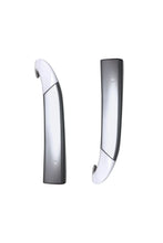 Load image into Gallery viewer, 1587421950105 Refrigerator Accessory Spare Part Arçelik Beko Upper and Lower Door Handle Set Color Gray - White

