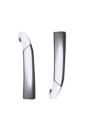 1587421950105 Refrigerator Accessory Spare Part Arçelik Beko Upper and Lower Door Handle Set Color Gray - White