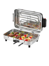 Load image into Gallery viewer, Infrared Electric Grill No Smell No Smoke  4 Size  Aluminium Light Barbeque, Meat chicken easy clean fast  kitchen chefs
