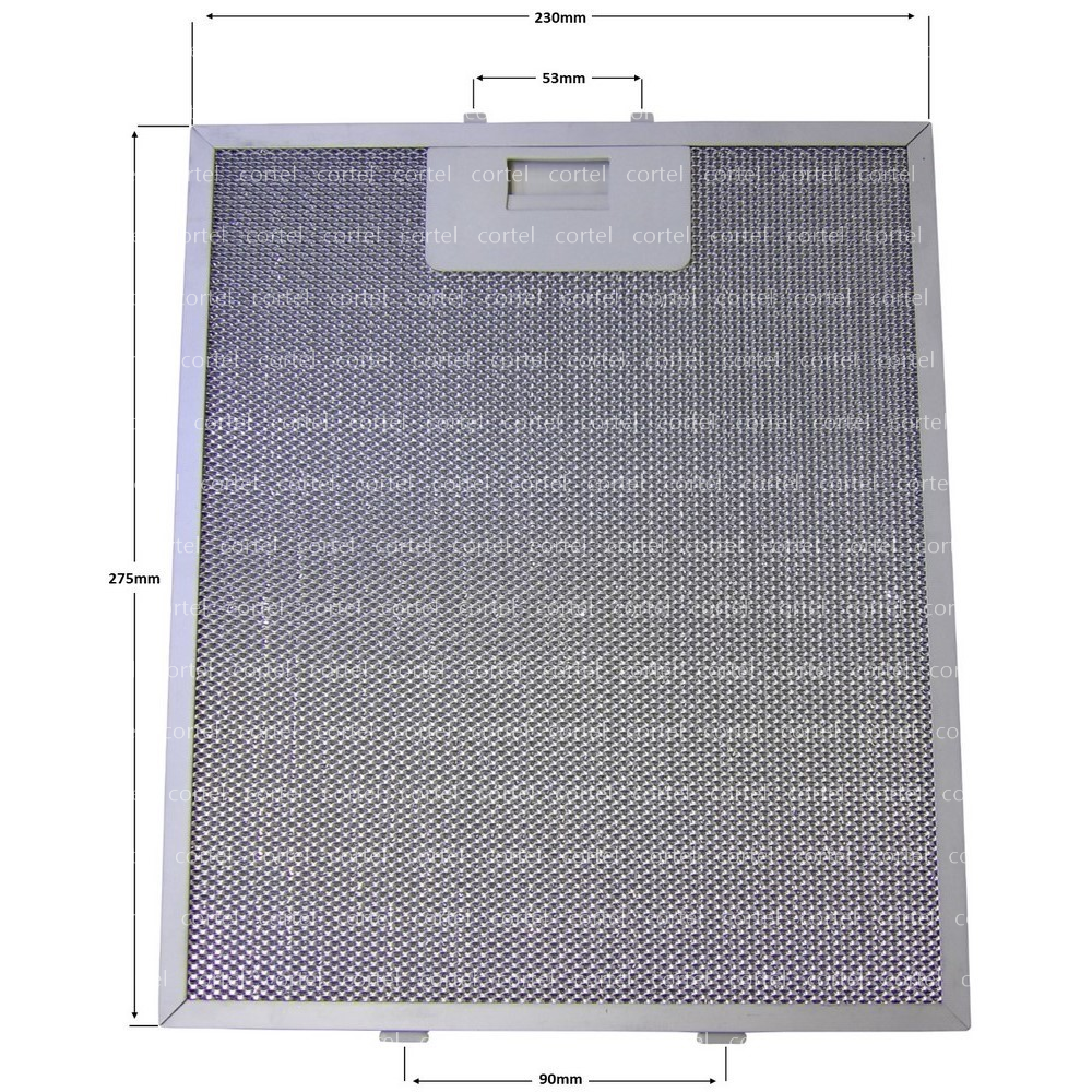 4055101671 Davlumbaz Filtresi 275×230 mm Davlumbaz Yağ 23x27,5 Filtresi Mutfak Aspiratörü Alüminyum Aspiratör AEG Electrolux Husqvarna JUNO A6
