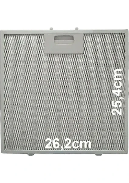 Silverline Esty 2240 X6 Davlumbaz Filtresi Aspiratör Tel 262x254 (Orijinal – Adetli)