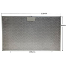 Load image into Gallery viewer, 00744829 Cooker Hood Filter 506x300 mm Range Hood Grease Filter Kitchen Extractor Ventilation Aluminium Aspirator BSHG00744829
